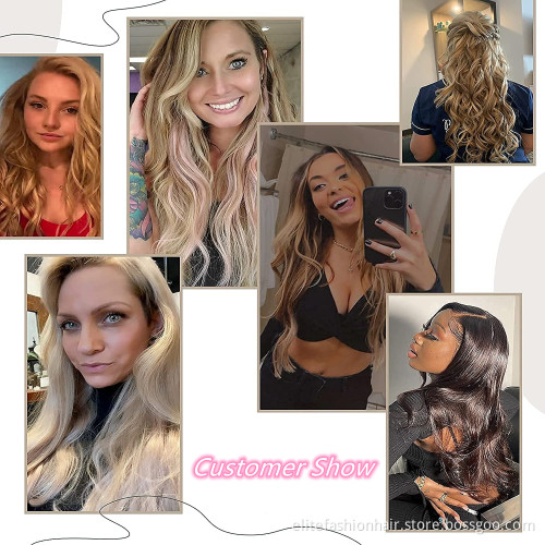 Wholesale Hair Weft bundles 12-30 inch 100g virgin European human Hair Weft Extensions double drawn Human Hair weft Extensions